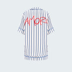 Blue Stripes Amore  Short Set