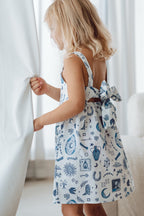 Ava Dress in Celestial Print