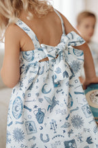 Ava Dress in Celestial Print