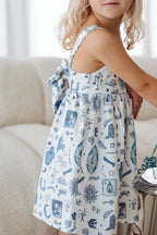Ava Dress in Celestial Print