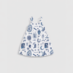 Ava Dress in Celestial Print