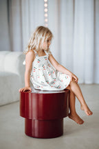 Ava Dress in Cherry Pop Print