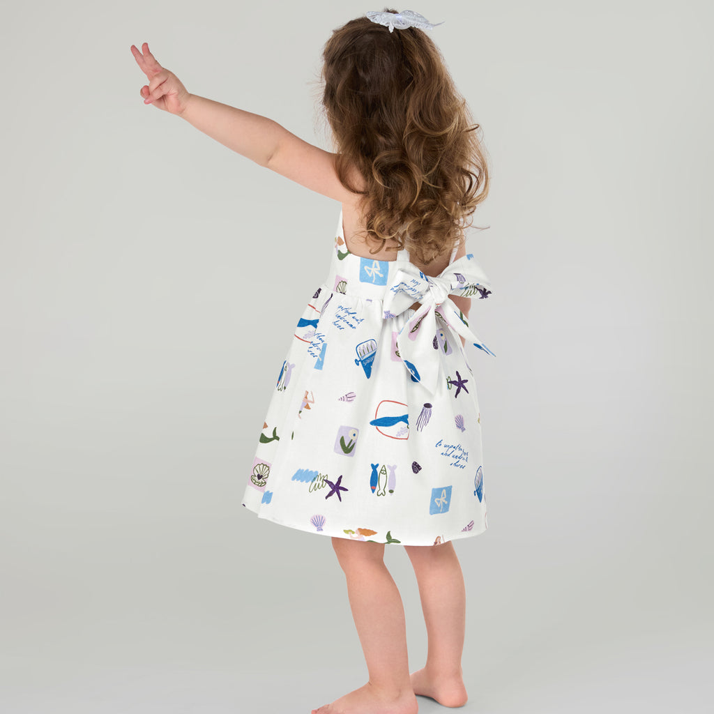 Ava Dress in Sirena Print