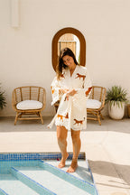 COTTON KIMONO- LEOPARD