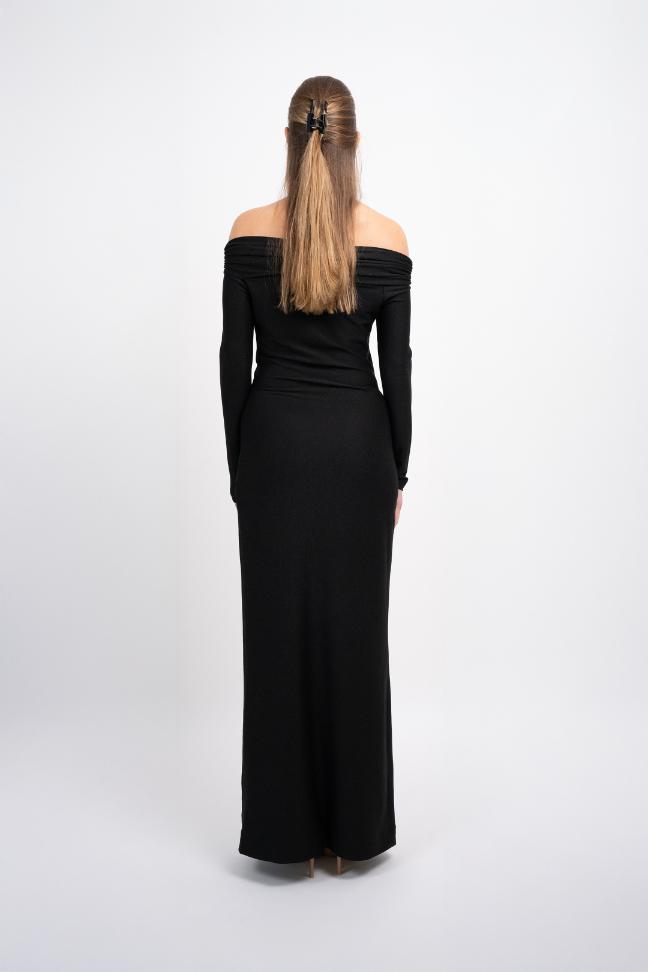 Demi Black Long Dress