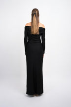 Demi Black Long Dress