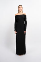 Demi Black Long Dress