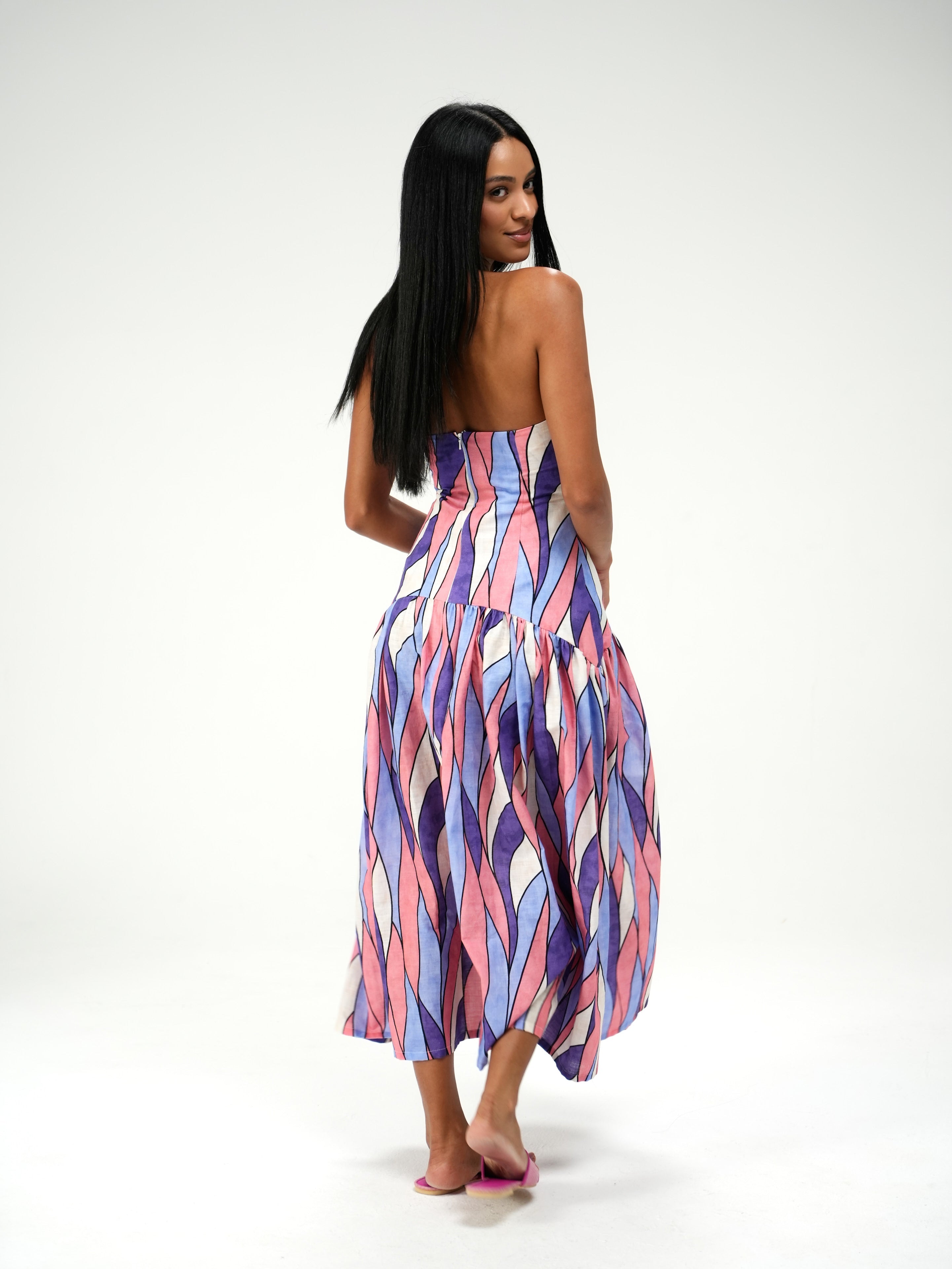 Floranca Decollate Dress