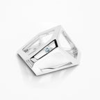 Celestial Module - 18K with Princess-cut Diamond