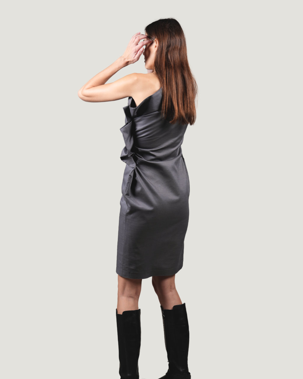 Hazel Asymmetrical Midi Dress