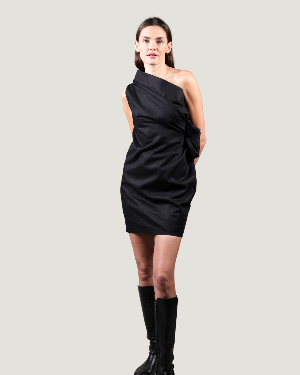 Hazel Asymmetrical Mini Dress