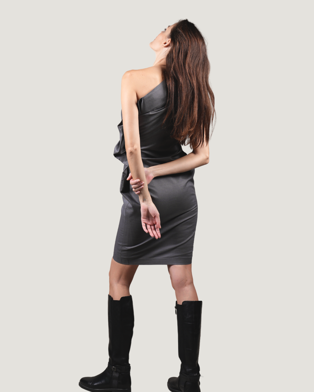 Hazel Asymmetrical Midi Dress