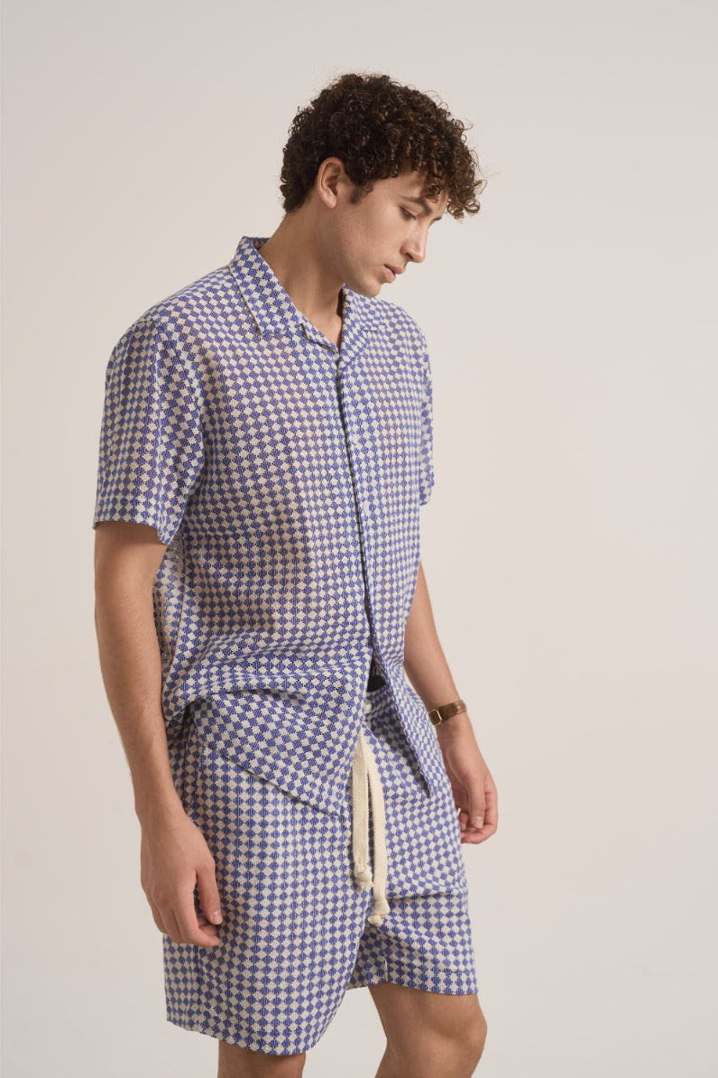 Crochet Cotton Henry | Navy Blue