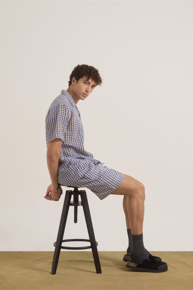 Crochet Cotton Henry | Navy Blue