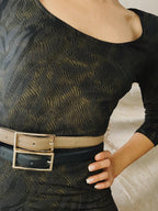Black Leather Belt