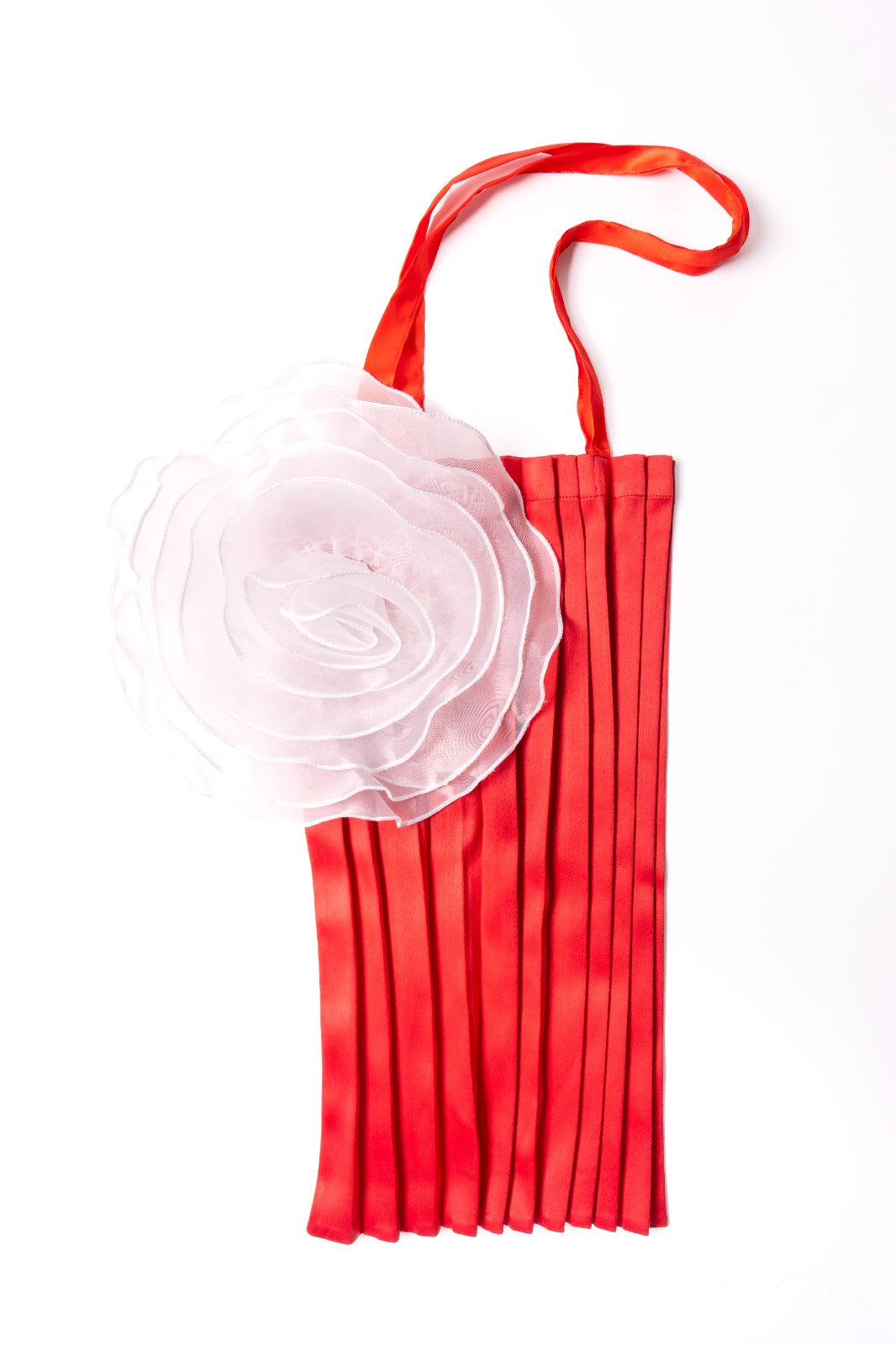 Limnos Sand Dunes - Red Pleated Tote Bag