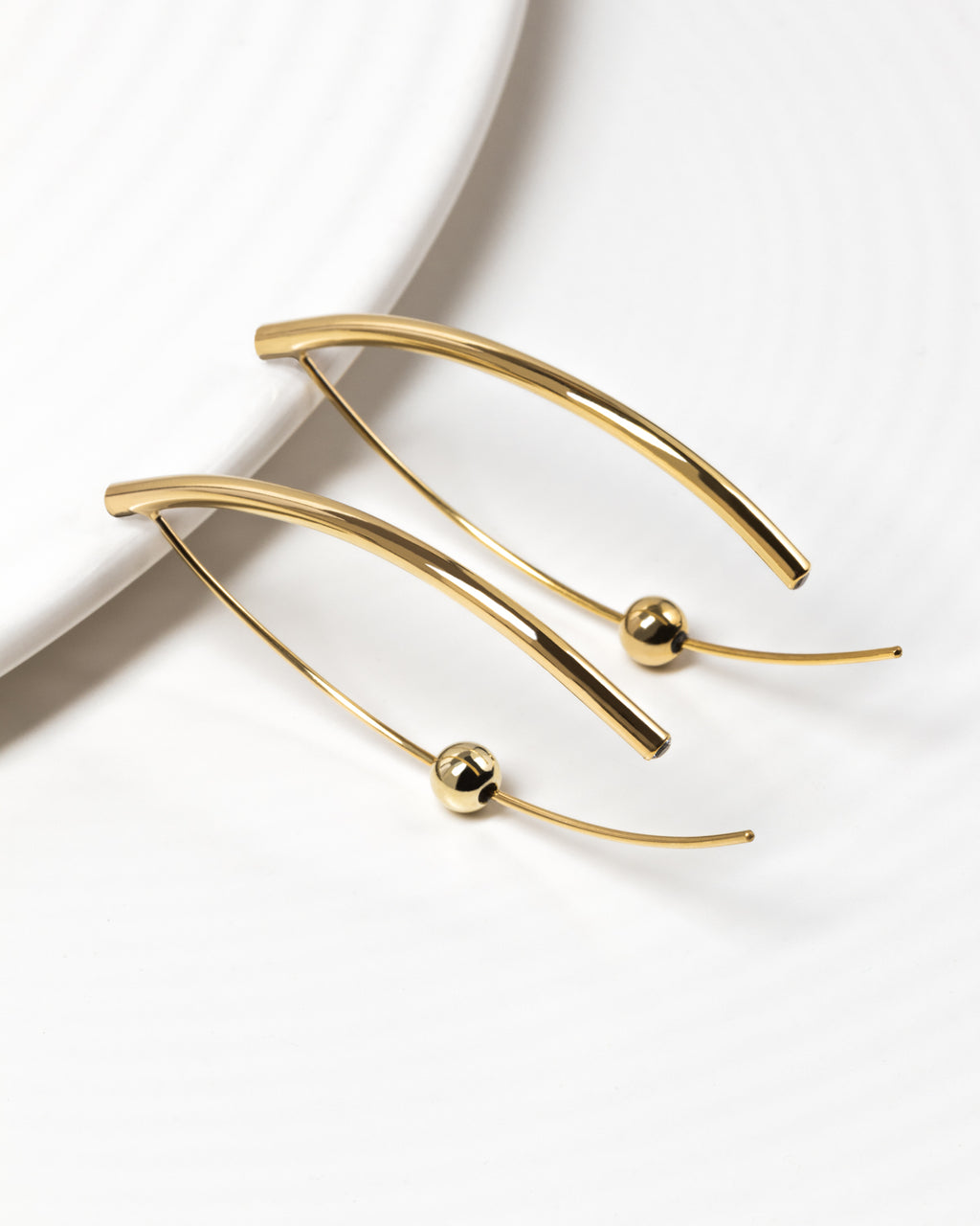 PIA Dot Sapphire Earrings (L)