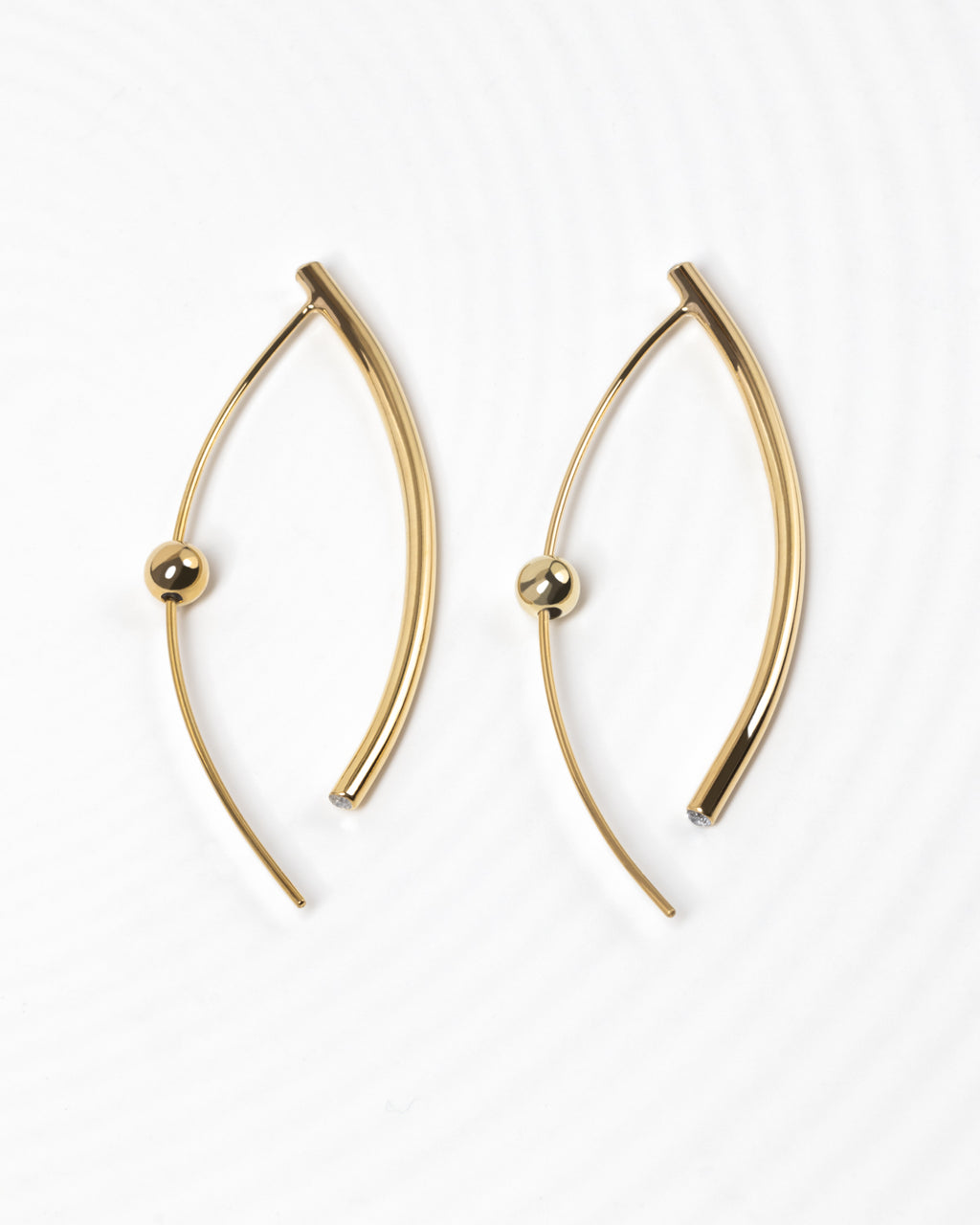 PIA Dot Sapphire Earrings (L)