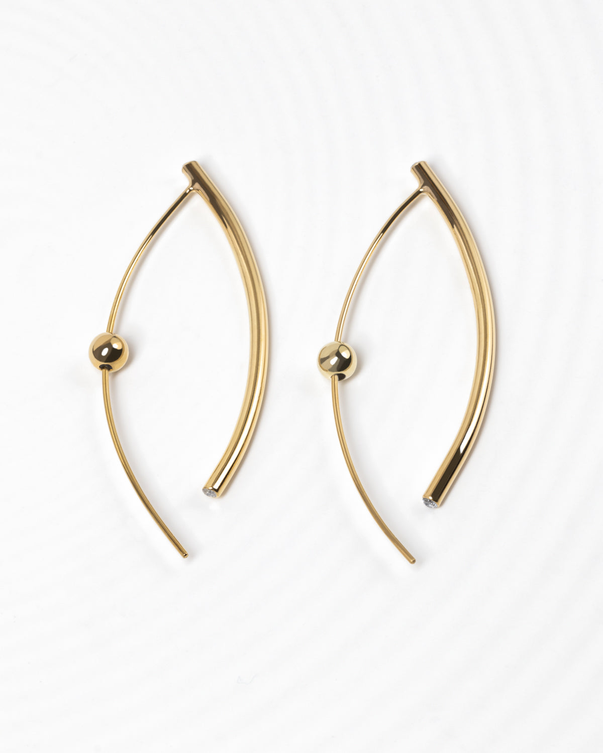 PIA Dot Sapphire Earrings (L)