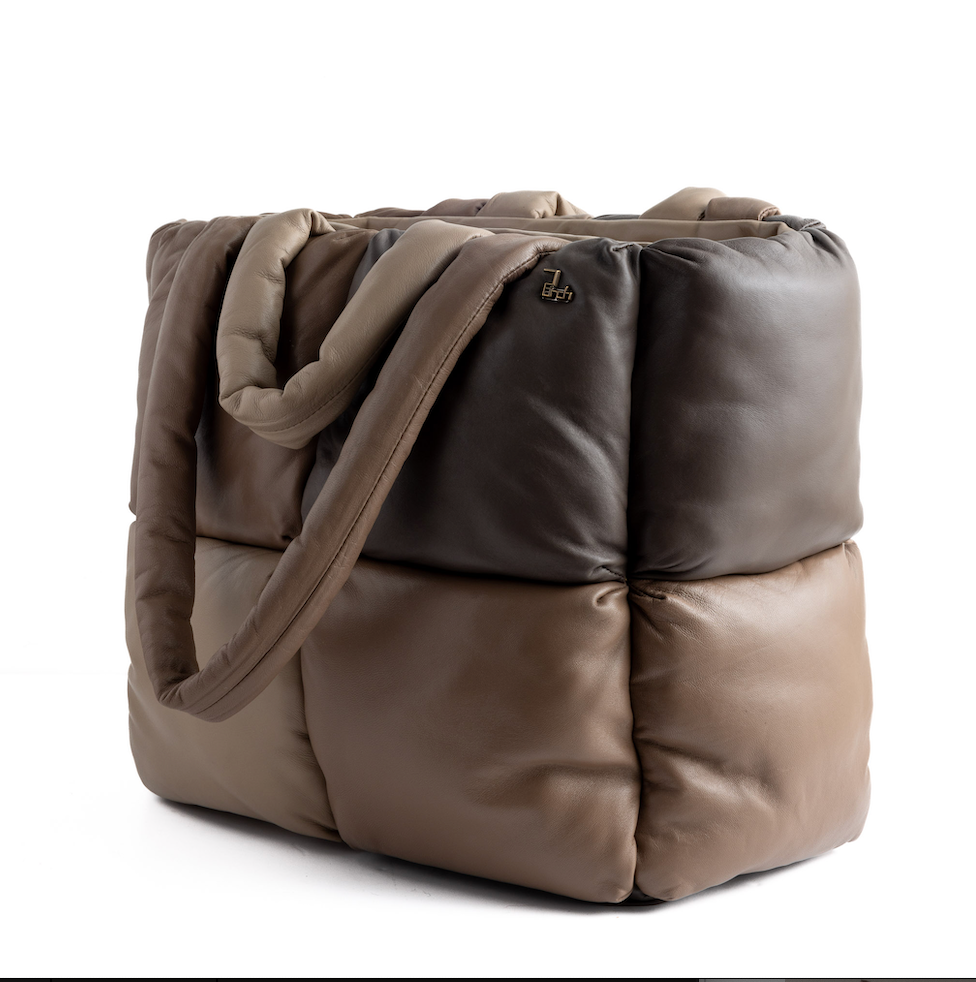 Chess Leather Shoulder Bag - Multicolour