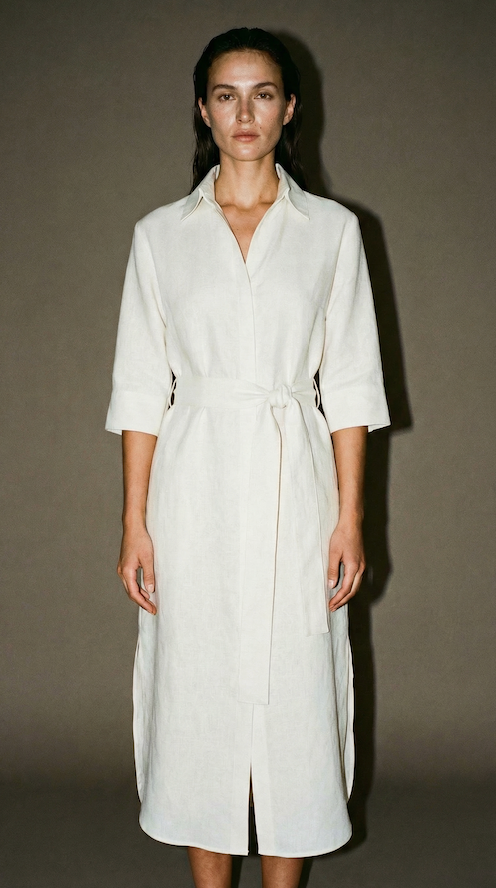 The Sculpture Shirt Dress