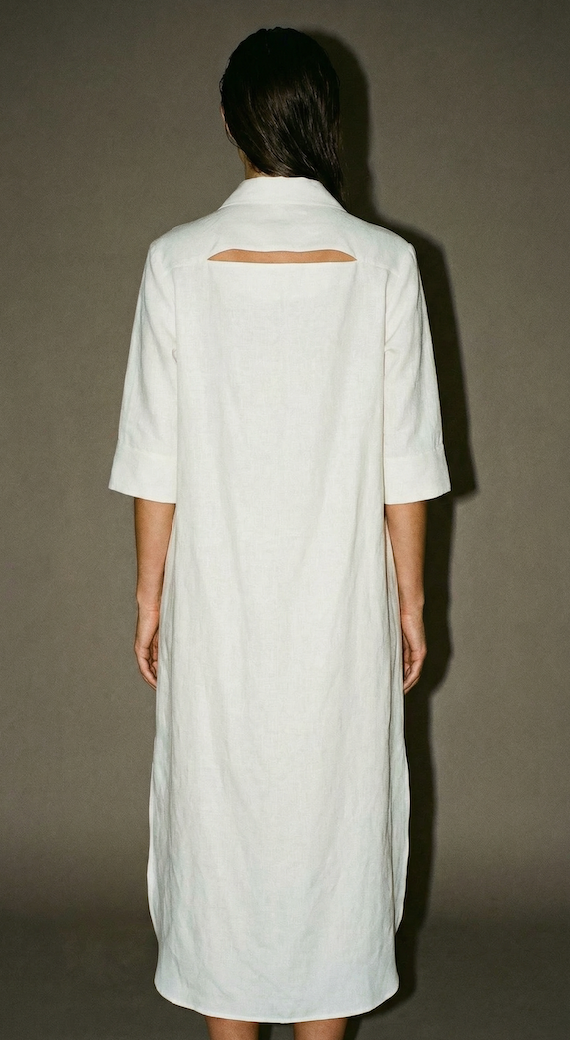 The Sculpture Shirt Dress