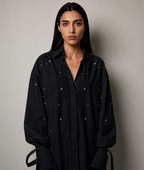 RDS Classic Oversized Crystal Shirt - Black