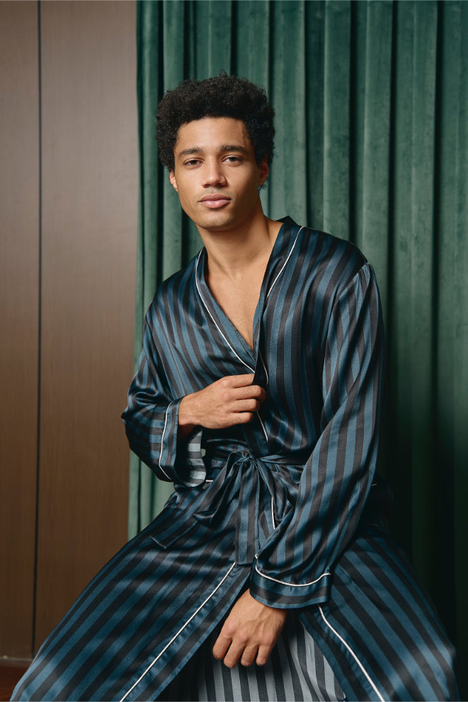 Amar Men Silk Robe