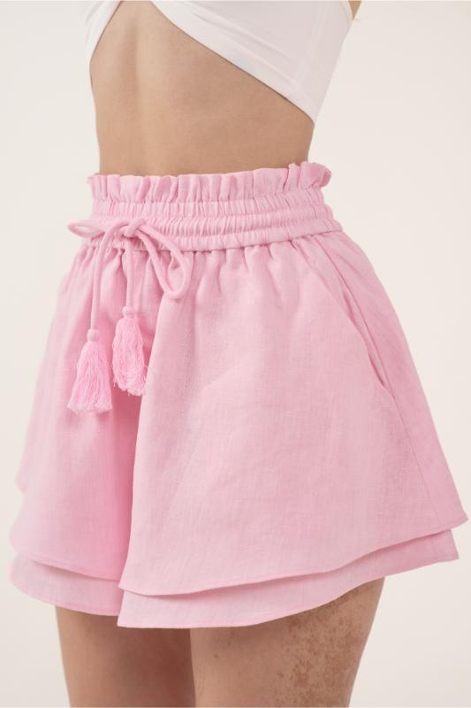 SHIRT & SHORTS VICTORIA | LINEN SET