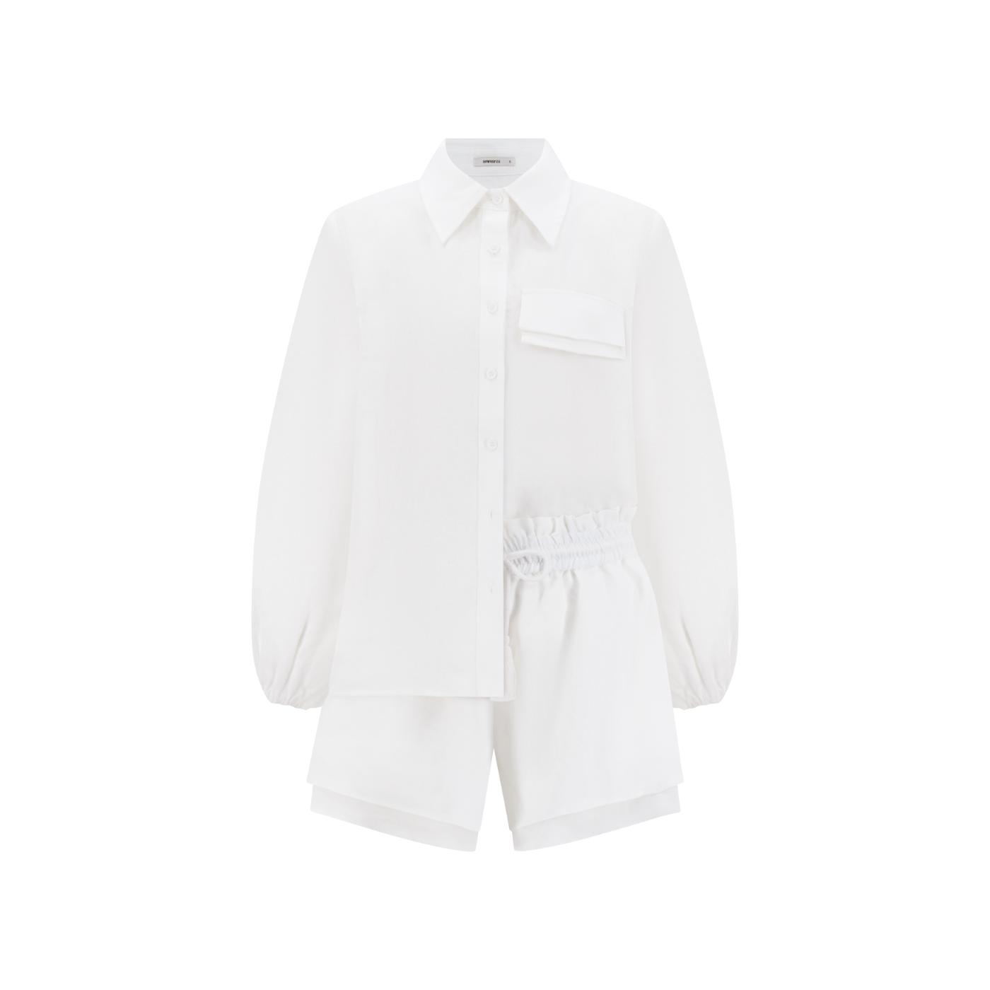 SHIRT & SHORTS VICTORIA | LINEN SET