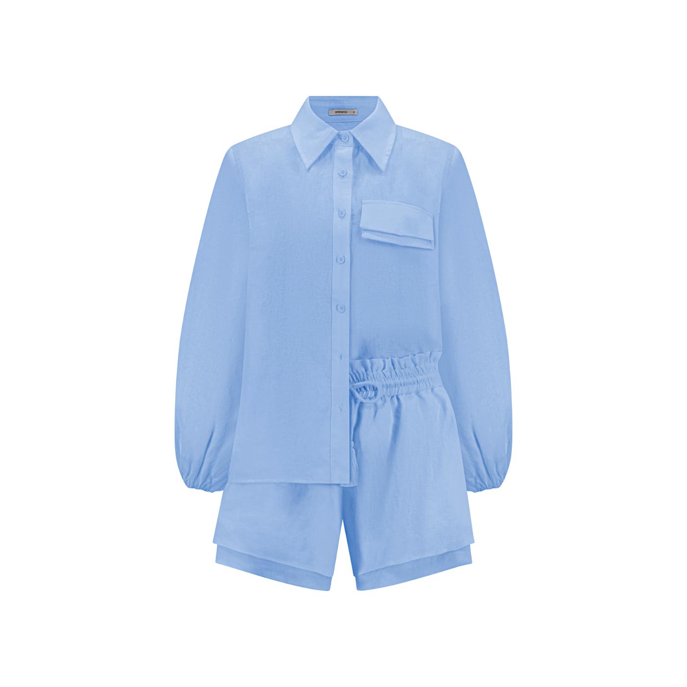 SHIRT & SHORTS VICTORIA | LINEN SET