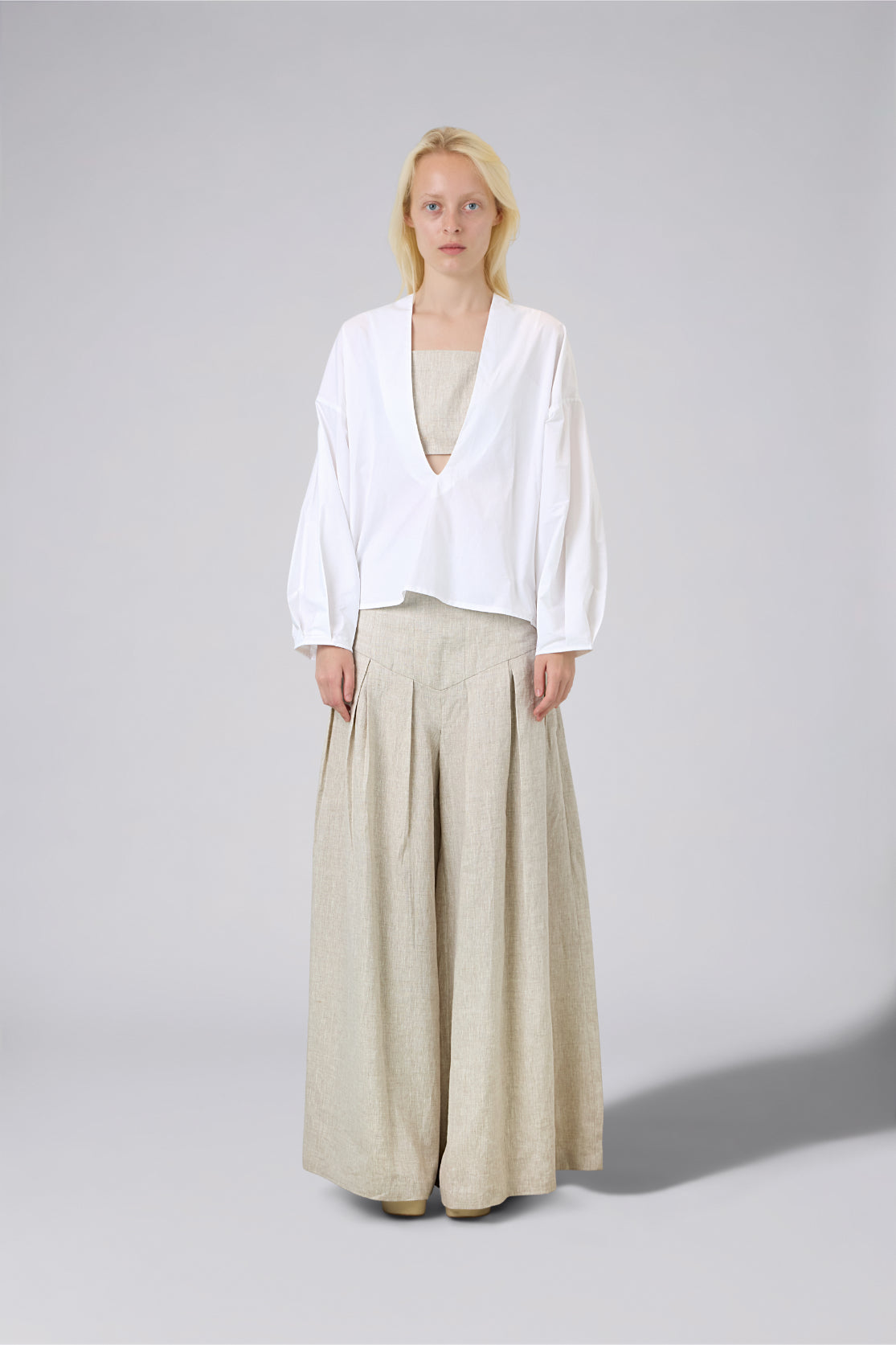 Deep Neckline Blouse