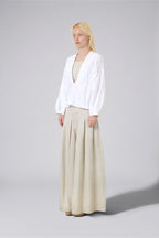 Deep Neckline Blouse
