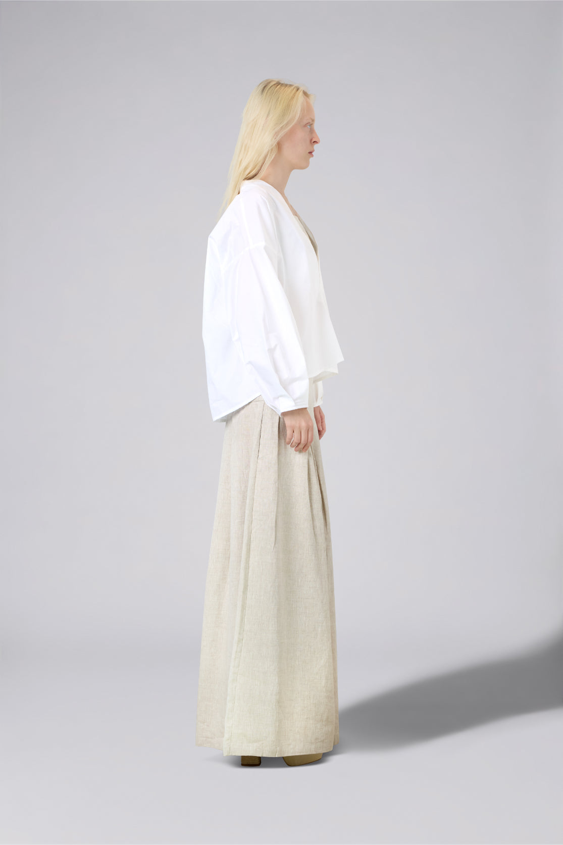 Deep Neckline Blouse