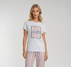 Pink Stripes Ti Amo T-shirt