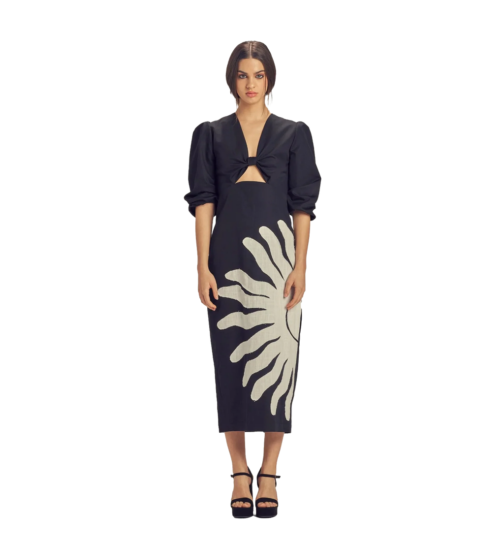 Sun & Moon Dress | Balck