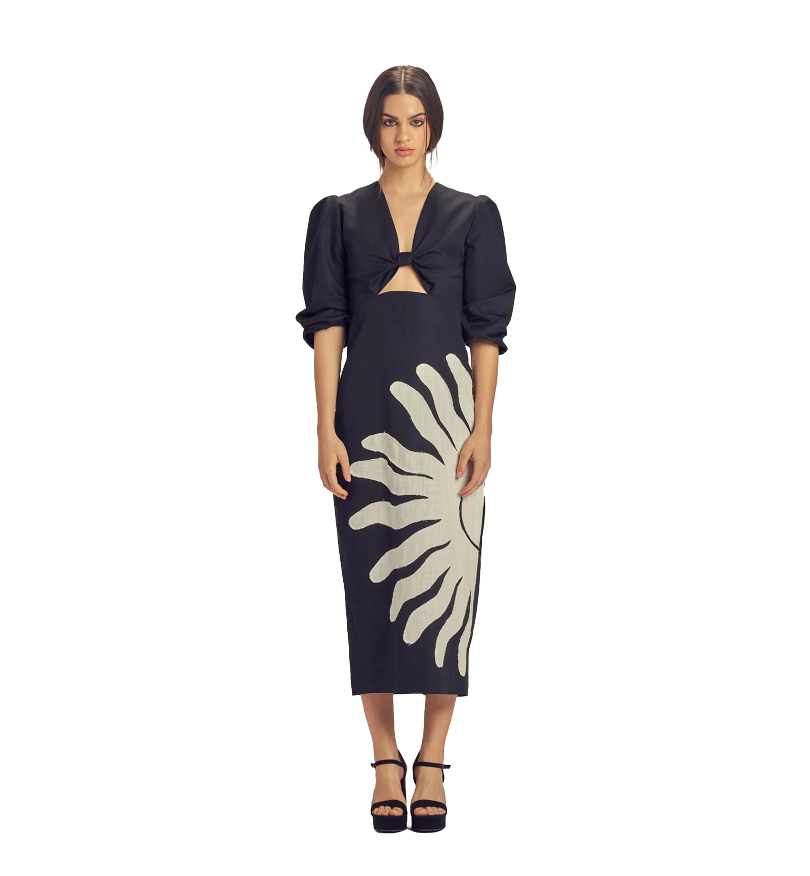 Sun & Moon Dress | Balck