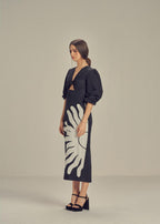 Sun & Moon Dress | Balck