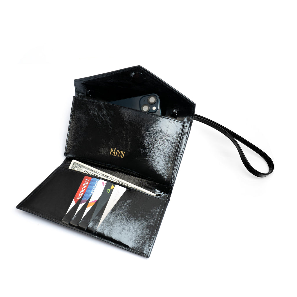 Diamond Leather Bag | Black