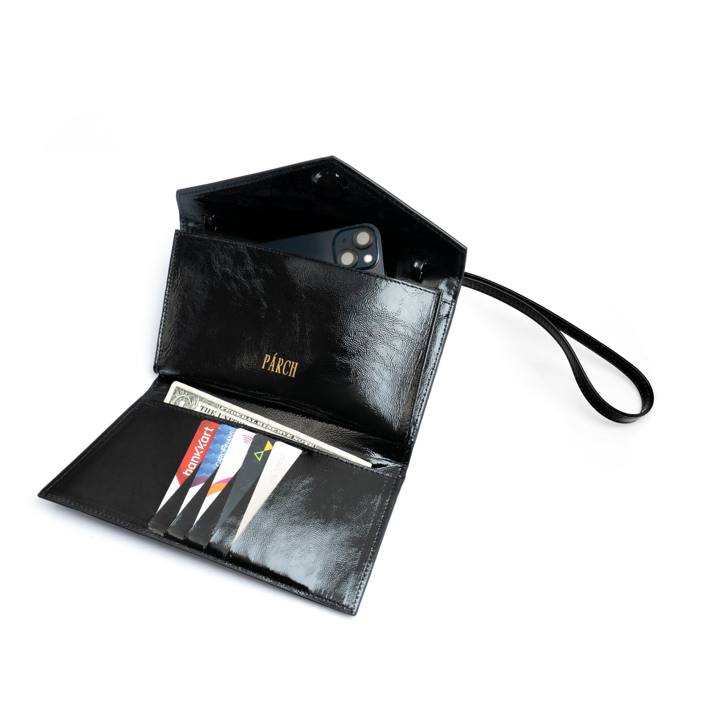 Diamond Leather Bag | Black