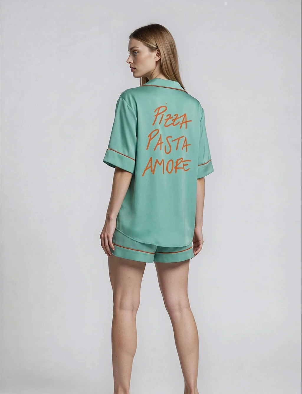 Pizza Pasta Amore Short Set