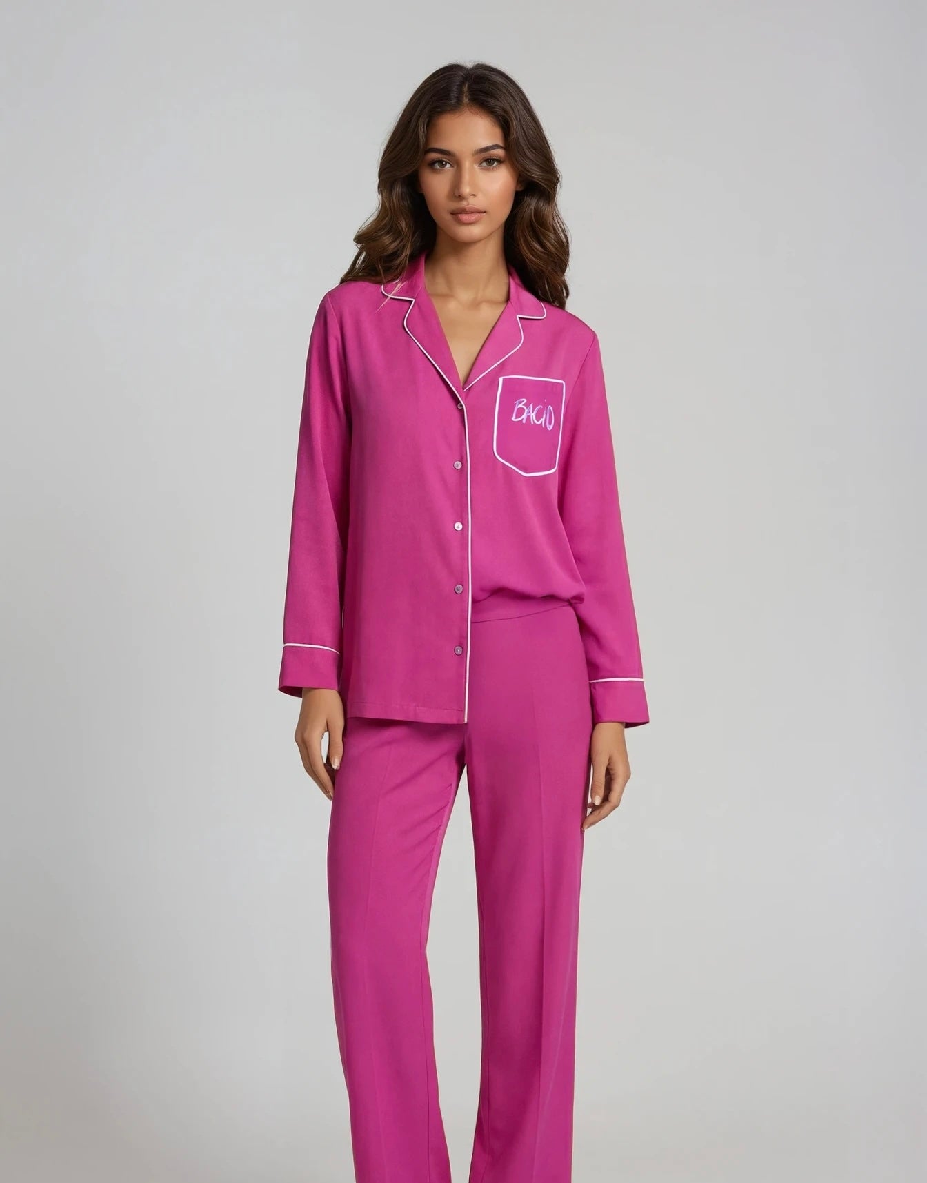 Ciao Bella Fuchsia Long Set