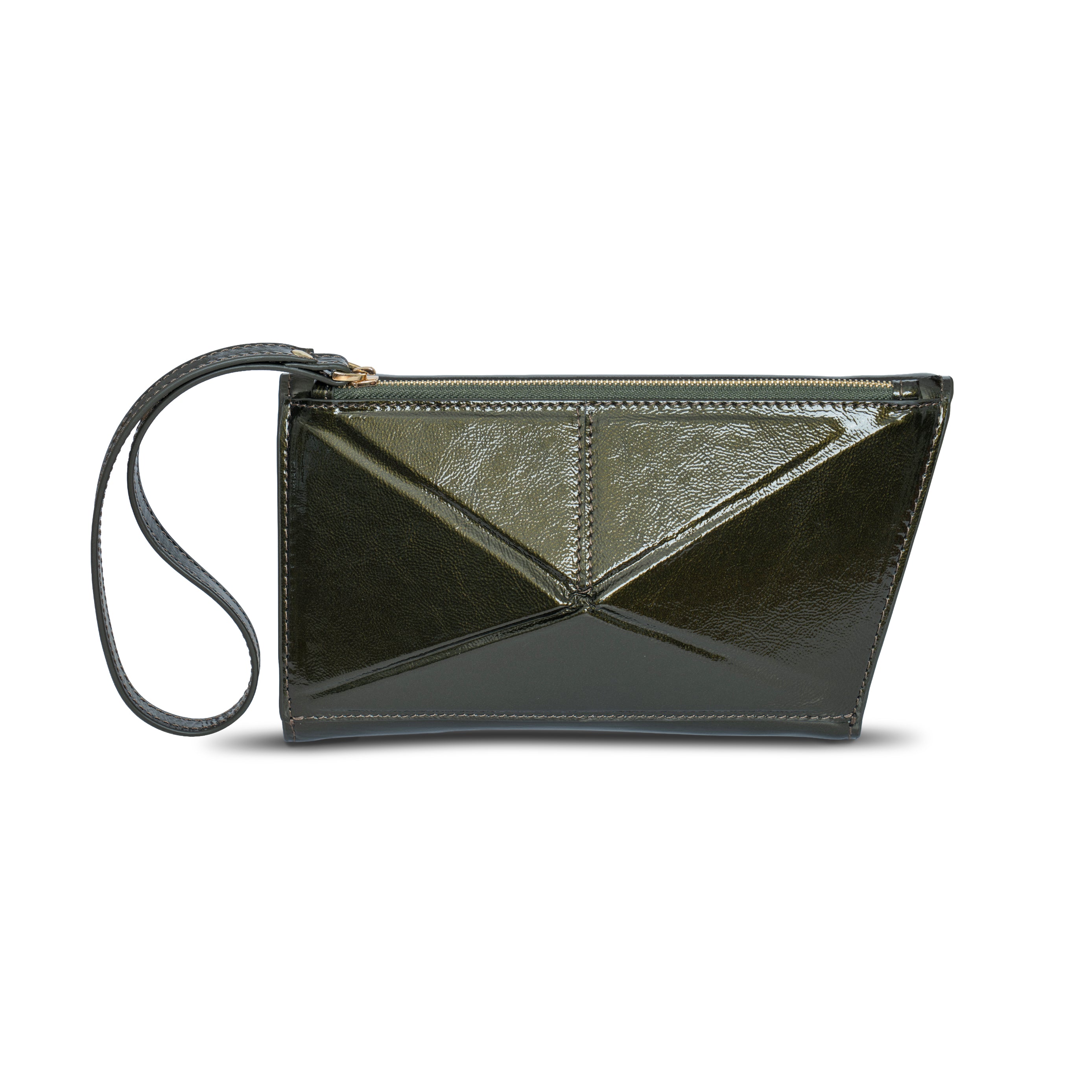 Diamond Leather Bag | Green