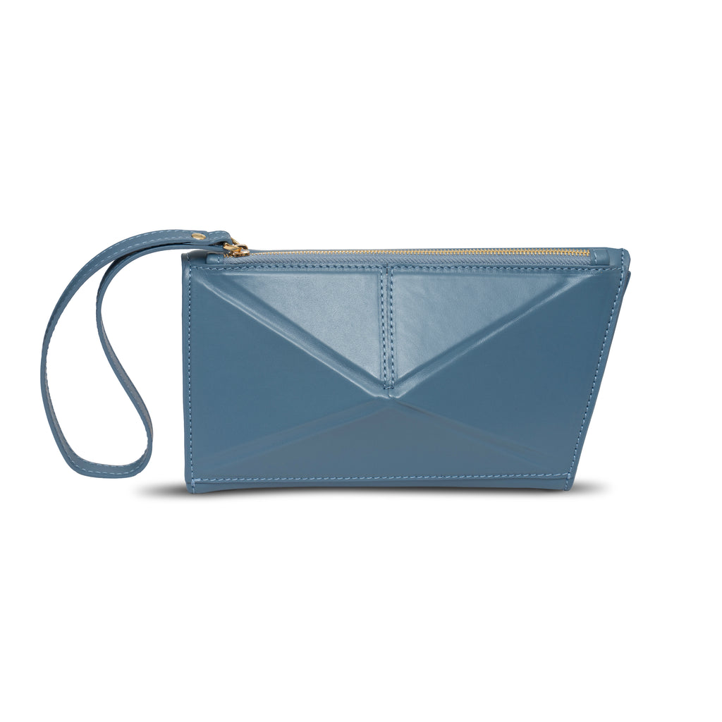 Diamond Leather Bag | Blue