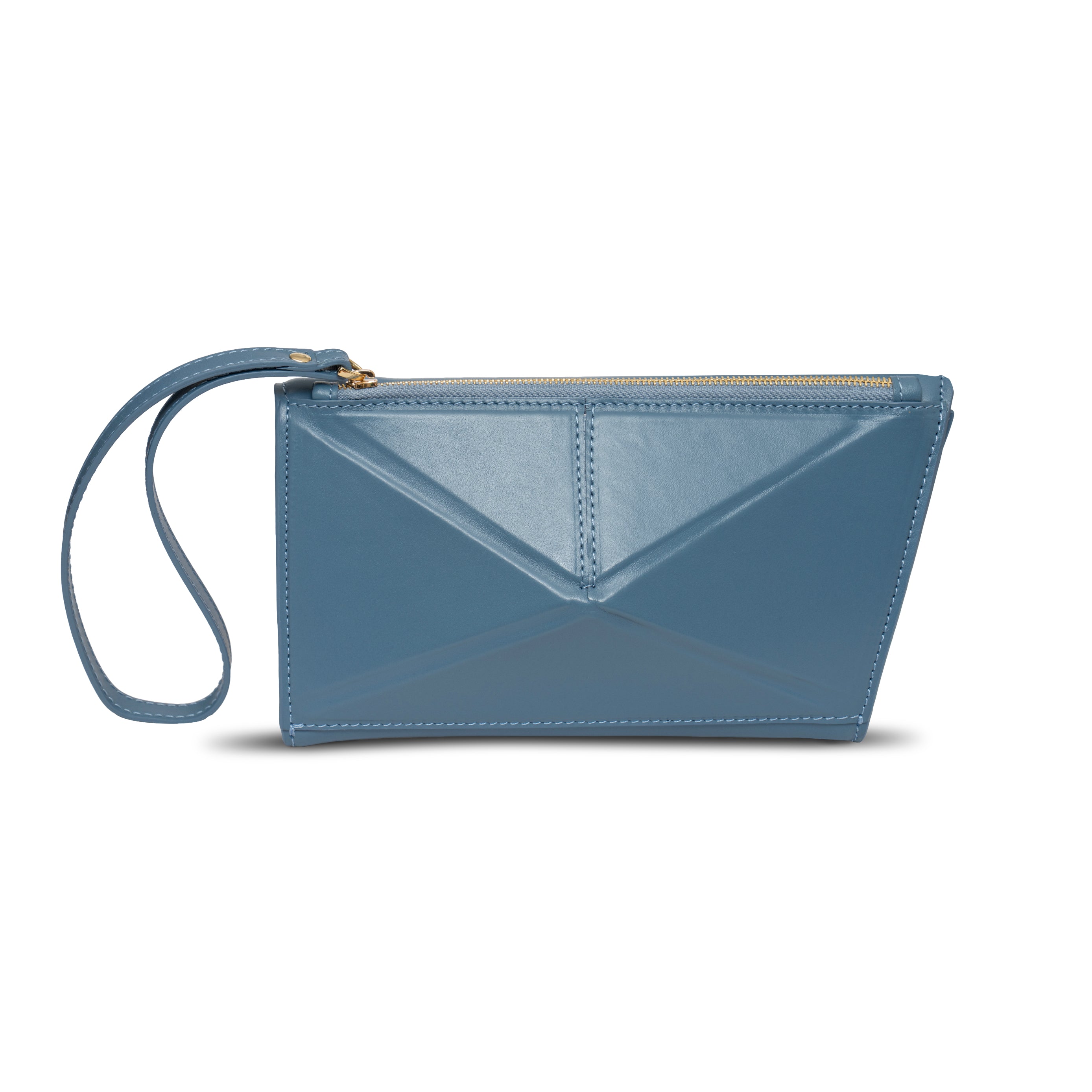 Diamond Leather Bag | Blue