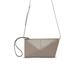 Diamond Leather Bag | Beige
