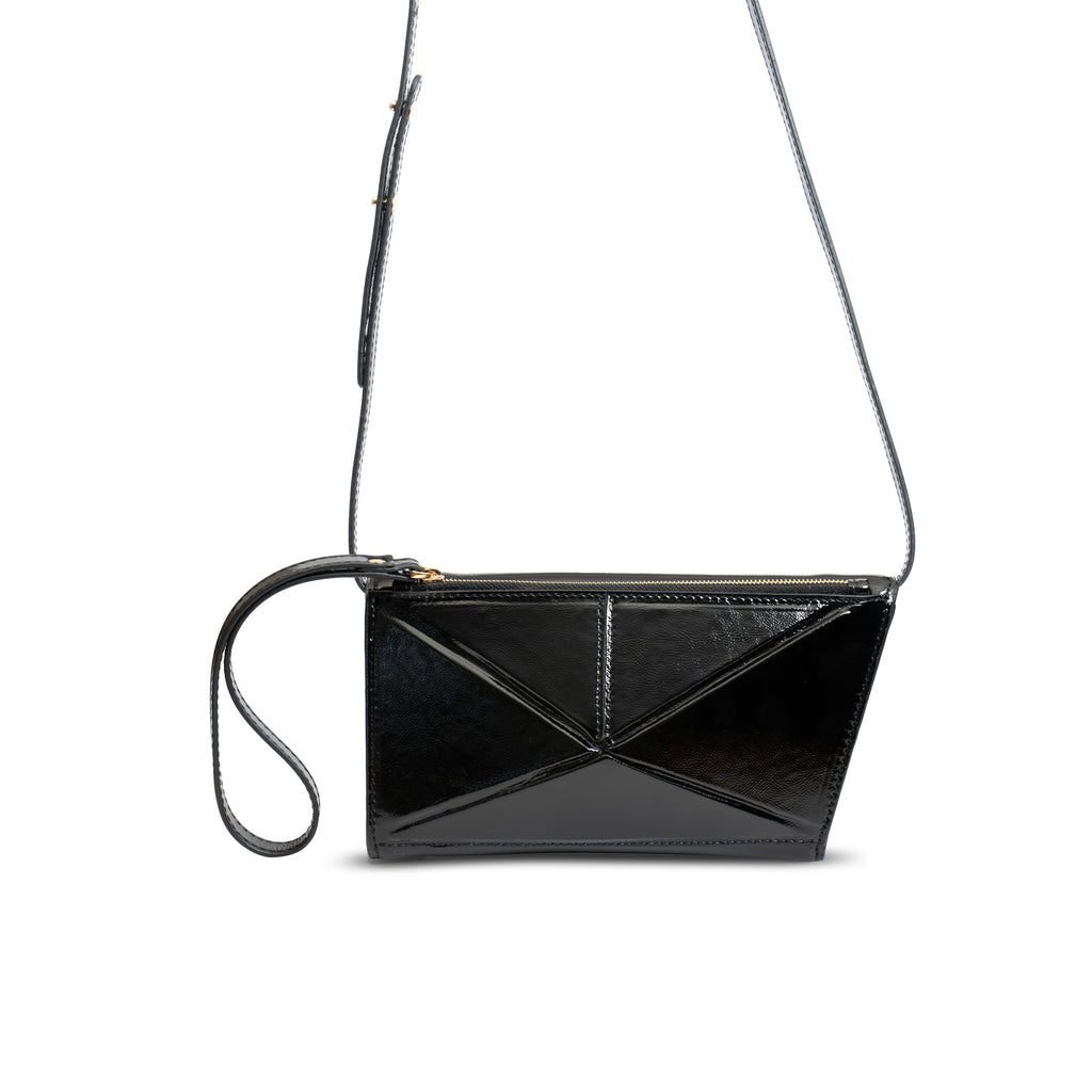 Diamond Leather Bag | Black