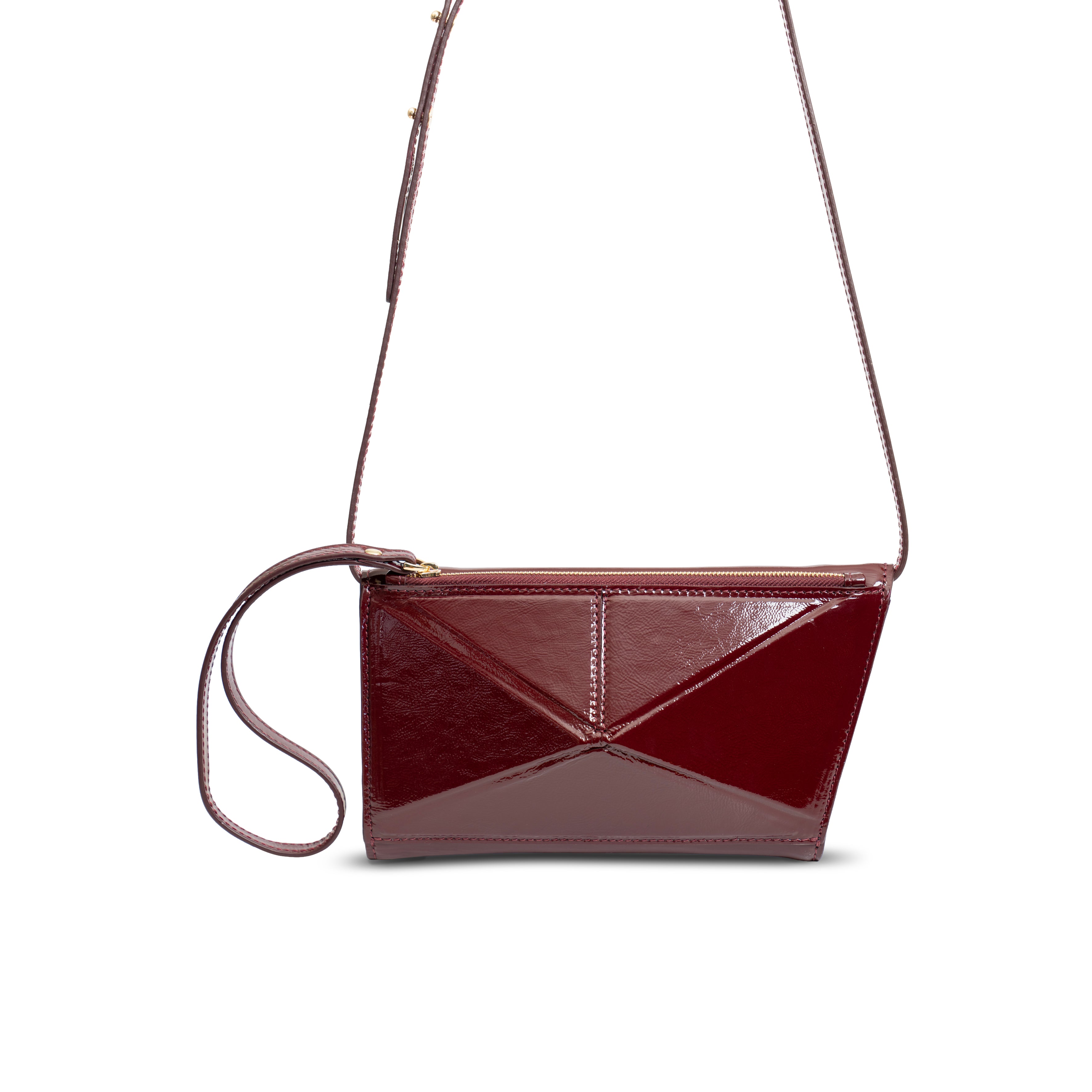 Diamond Leather Bag | Red